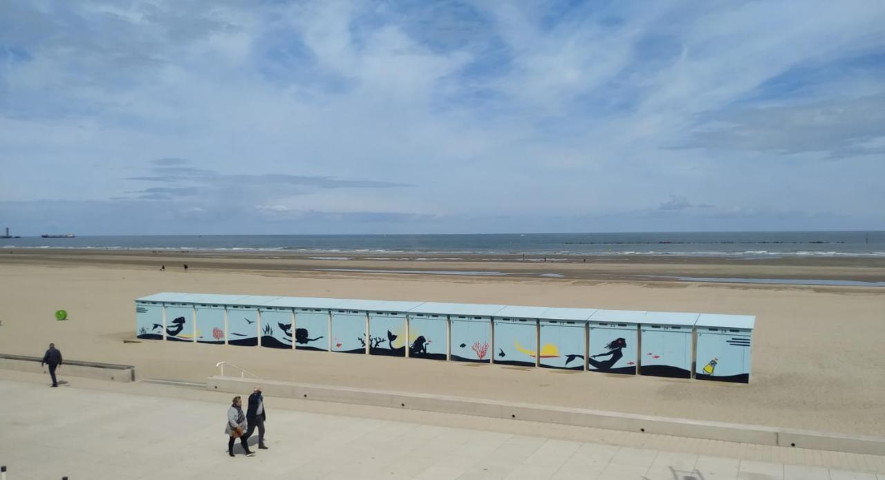 Magnifique Vue Mer Pour Ce T2 Totalement Renove Classe Meuble De Tourisme 3 Etoiles Dunkirk Luaran gambar